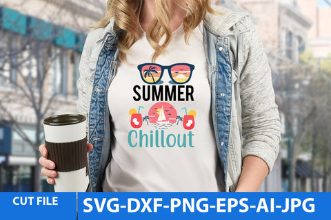 Summer Chillout SVG Design SVG BlackCatsMedia 