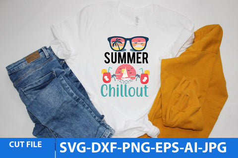 Summer Chillout SVG Design SVG BlackCatsMedia 