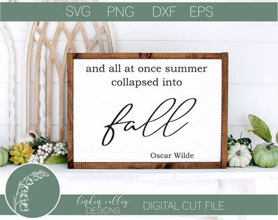 Summer Collapsed Quote SVG SVG Linden Valley Designs 