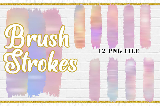 Summer Color Brush Strokes, PNG Sublimation Design Sublimation artnoy 