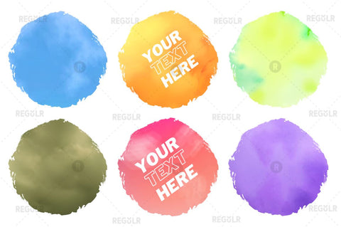 Summer Color Circle Sublimation Background bundle Sublimation Regulrcrative 