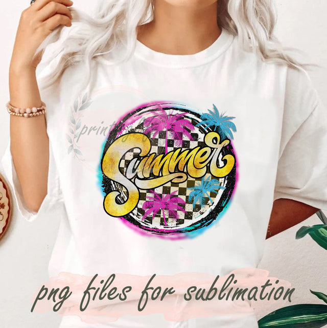 Summer Design Png, Summer Palm Png, Hello Summer Png, Summer Vibes Sublimation, Summer Png, Summer Life Sublimation Design, Instant Download Sublimation PrintingLife 