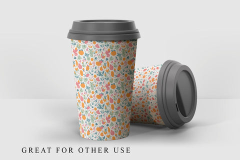 Summer digital paper seamless pattern Digital Pattern artnoy 