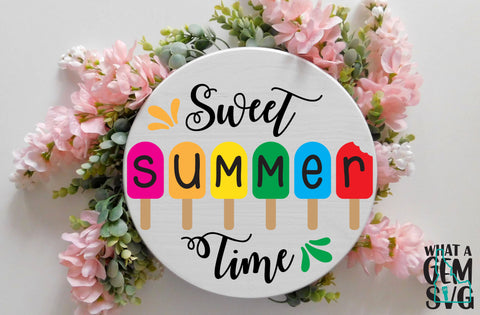 Summer Door Hanger SVG Bundle | Summer Welcome Sign SVG | Sunflower Door Hanger SVG | Watermelon Sign svg | Summer svg | Hello Summer svg SVG What A Gem SVG 