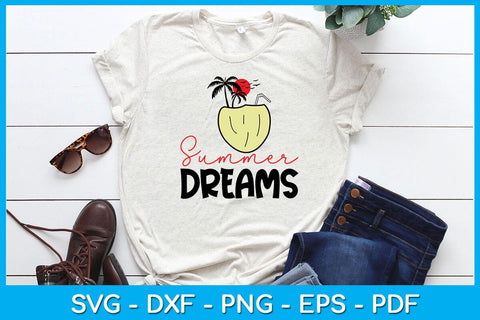 Summer Dreams PNG Sublimation Printable File Sublimation Creativedesigntee 