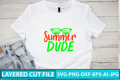Summer Dude SVG Cut FileSummer Dude SVG Cut File SVG Syaman 