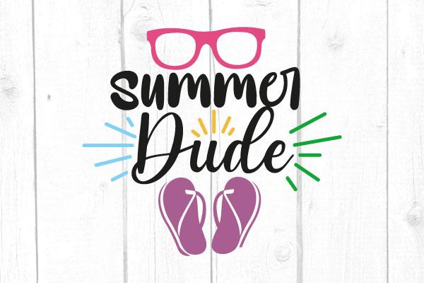 Summer Dude Svg SVG cricutfilesmg 