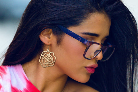 Summer earrings svg bundle, faux leather earring template SVG Digital Rainbow Shop 