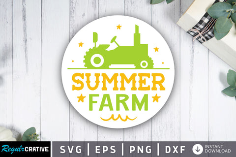 Summer farm SVG Design SVG Regulrcrative 