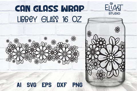 Sunflowers UVDTF Libbey Glass Wrap - UV153 – Vinyl Fun