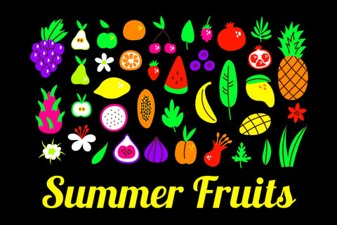 Summer Fruits Sublimation Rin Green 