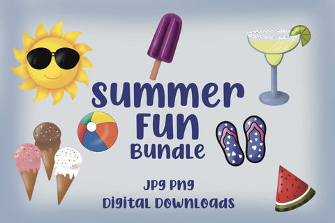 Summer Fun Bundle JPG PNG Sublimation Willow Paige Farms 