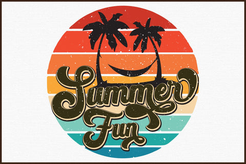 Summer Fun Retro PNG Sublimation designartist 