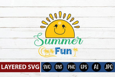 summer fun Svg SVG Blessedprint 