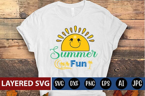 summer fun Svg SVG Blessedprint 