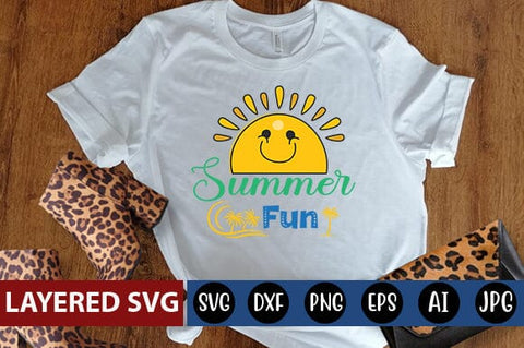 summer fun Svg SVG Blessedprint 
