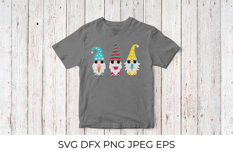 Summer gnomes wearing sunglasses. Gnomes on vacation SVG SVG LaBelezoka 