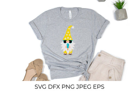 Summer gnomes wearing sunglasses. Gnomes on vacation SVG SVG LaBelezoka 