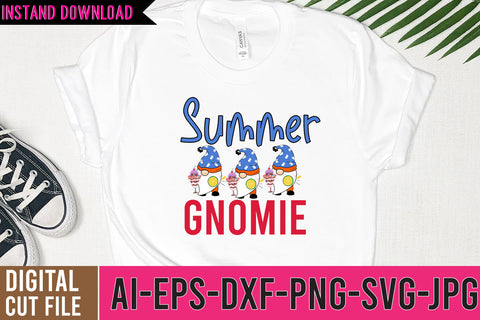 Summer Gnomie SVG Design SVG BlackCatsMedia 