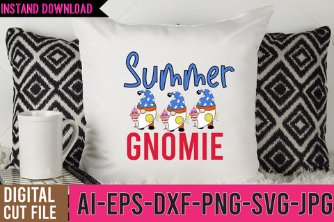 Summer Gnomie SVG Design SVG BlackCatsMedia 