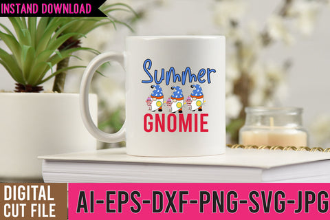 Summer Gnomie SVG Design SVG BlackCatsMedia 