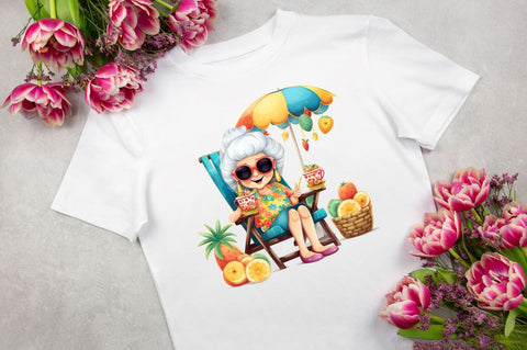 Summer Grandma Sublimation Bundle Sublimation Regulrcrative 