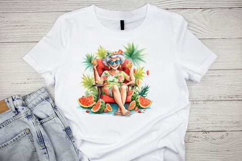 Summer Grandma Sublimation Bundle Sublimation Regulrcrative 