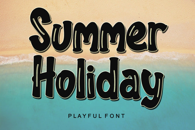 Summer Holiday Font Afandi Studio 