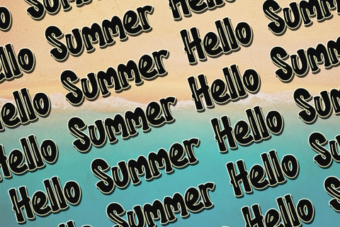 Summer Holiday Font Afandi Studio 
