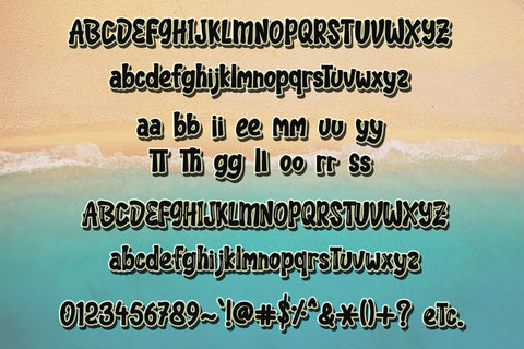 Summer Holiday Font Afandi Studio 
