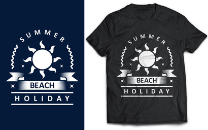 Summer Holiday T Shirt SVG Design SVG naemmiah021 