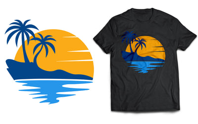 Summer holidays Beach T-shirt Design SVG naemmiah021 