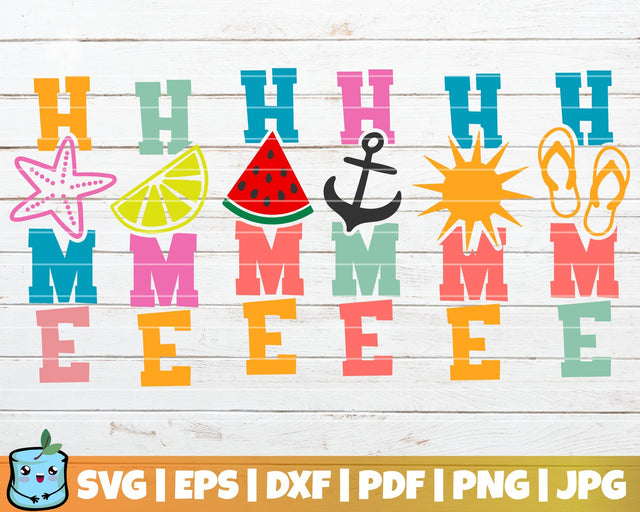 Summer Home Porch Signs Bundle SVG MintyMarshmallows 