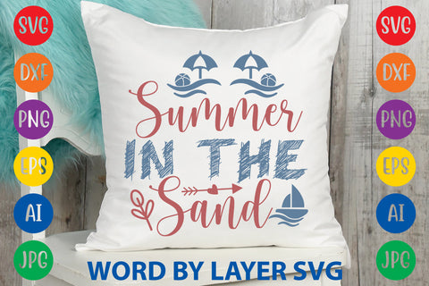 Summer In The Sand, Summer SVG Design SVG Rafiqul20606 