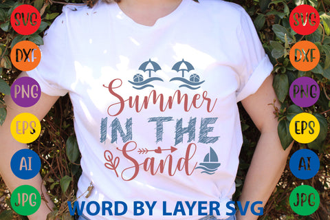 Summer In The Sand, Summer SVG Design SVG Rafiqul20606 