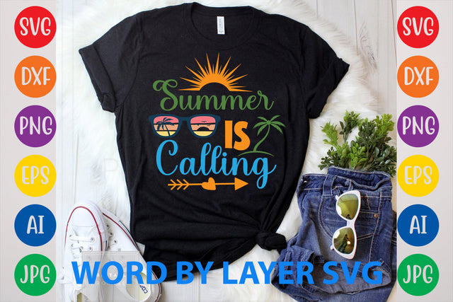 Summer Is Calling, Summer SVG Design SVG Rafiqul20606 