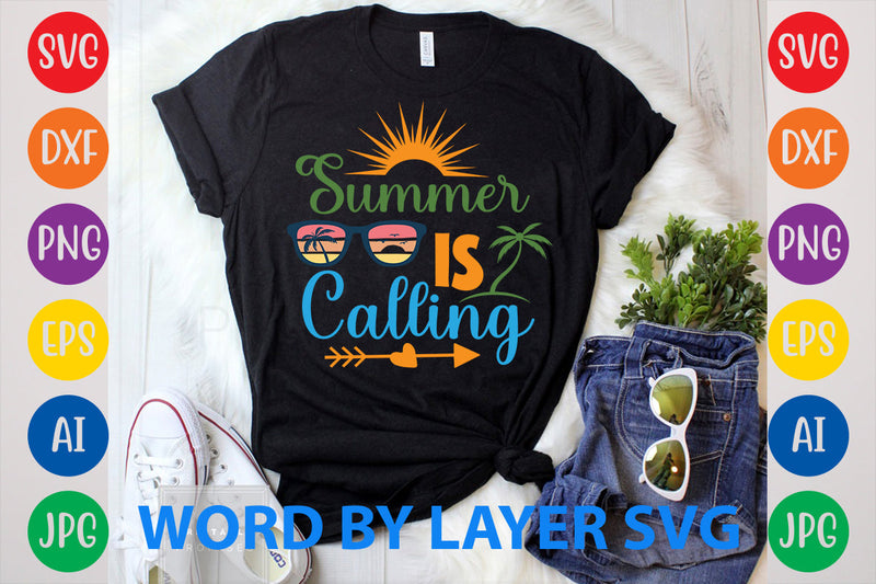 Summer Is Calling, Summer SVG Design SVG Rafiqul20606 