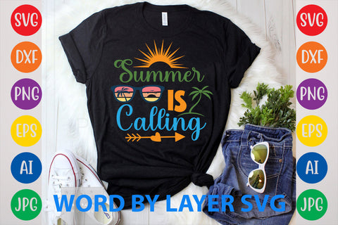 Summer Is Calling, Summer SVG Design SVG Rafiqul20606 