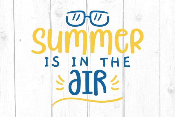 Summer Is In The Air Svg SVG cricutfilesmg 
