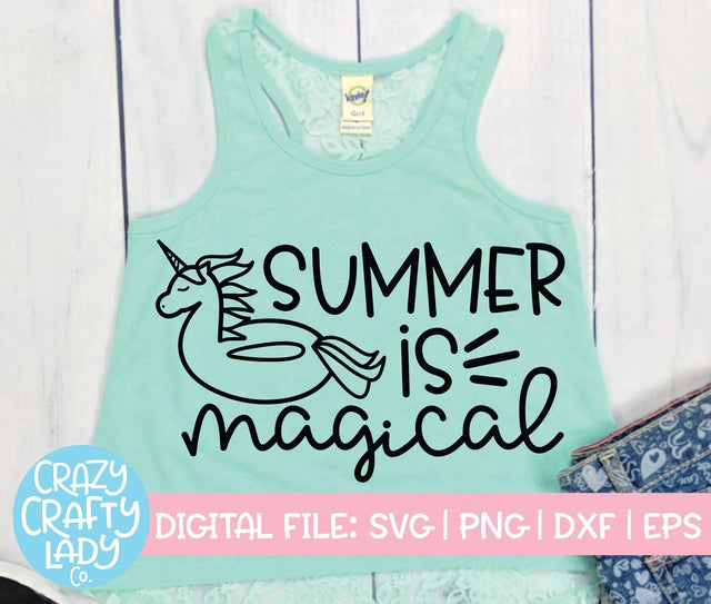 Summer Is Magical | Last Day of School SVG Cut File SVG Crazy Crafty Lady Co. 