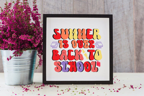 Summer Is Over Back To School Retro SVG SVG Rafiqul20606 