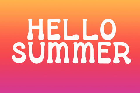 Summer Joy - A Groovy Display Font Font AEN Creative Store 