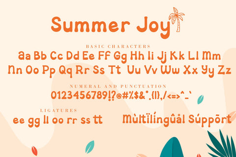 Summer Joy - A Groovy Display Font Font AEN Creative Store 