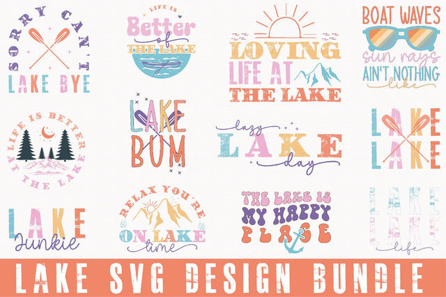 Summer Lake SVG Design Bundle SVG SVGista 