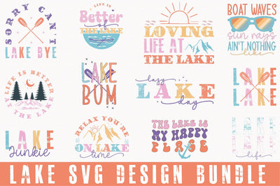 Summer Lake SVG Design Bundle SVG SVGista 