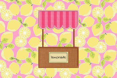Summer Lemonade Stand Applique Embroidery Embroidery/Applique Designed by Geeks 