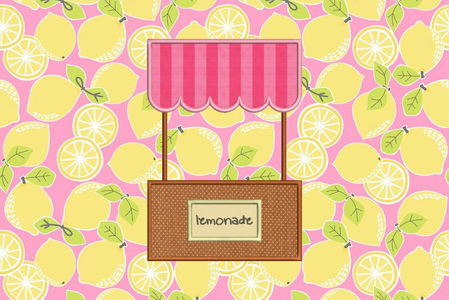 Summer Lemonade Stand Applique Embroidery Embroidery/Applique Designed by Geeks 