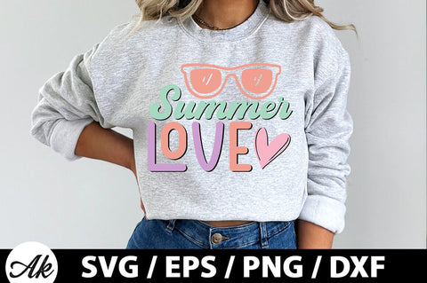 Summer love Retro SVG SVG akazaddesign 