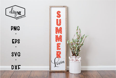 Summer Lovin' - A Front Porch Sign SVG Cut File SVG DIYxe Designs 