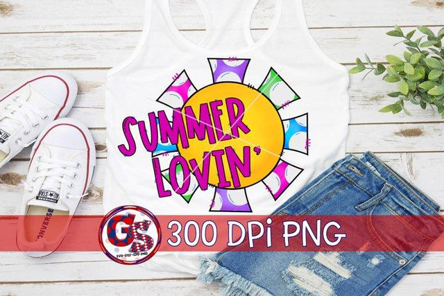 Summer Lovin' PNG for Sublimation Sublimation Greedy Stitches 